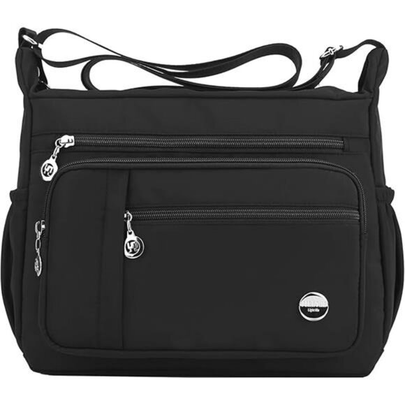 Women Shoulder Handbag Roomy Multiple Pockets Bag Ladies Crossbody - Picture 7 of 7